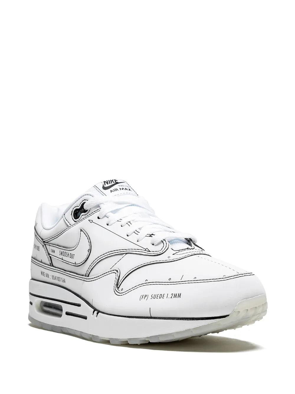 Nike Air Max 1 Sketch Schematic Sneakers