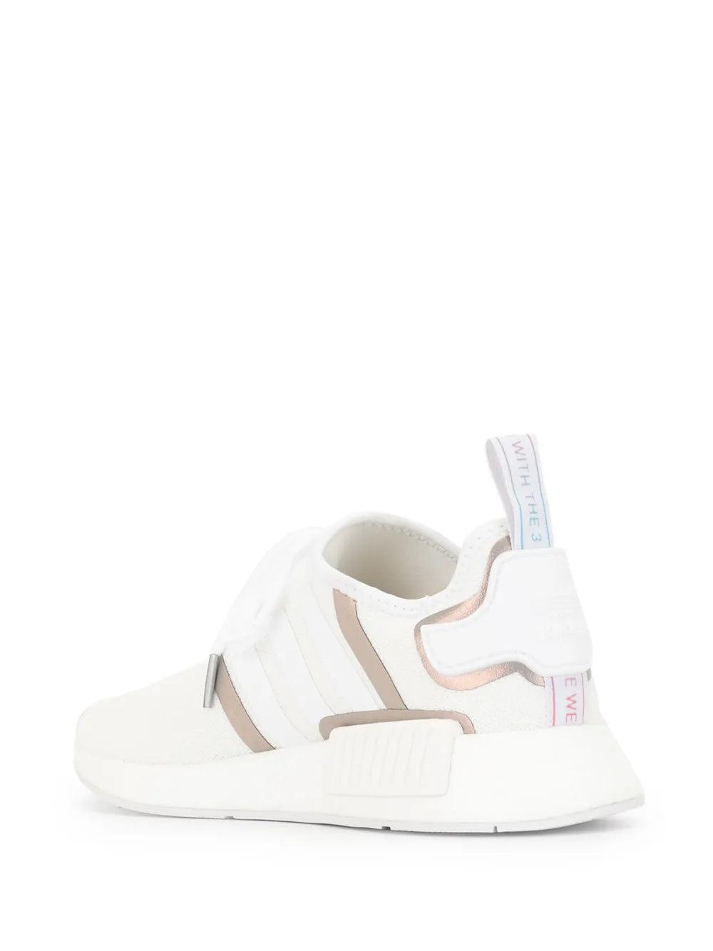 adidas Metallic Tape Lace Up Trainers