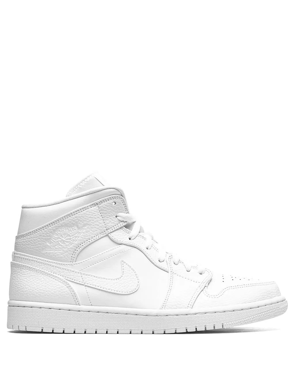 Nike Air Jordan 1 Mid Triple White Sneakers