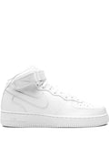 Nike Air Force 1 Mid 07 Triple White Sneakers