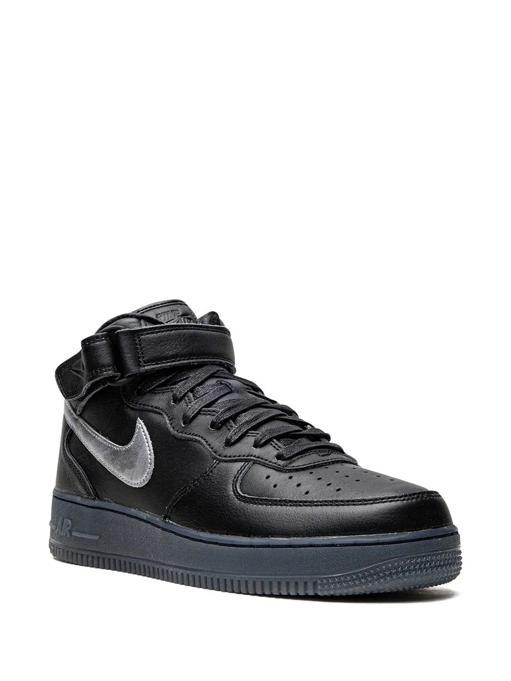 Nike Air Force 1 Mid Black/Metallic Silver Sneakers