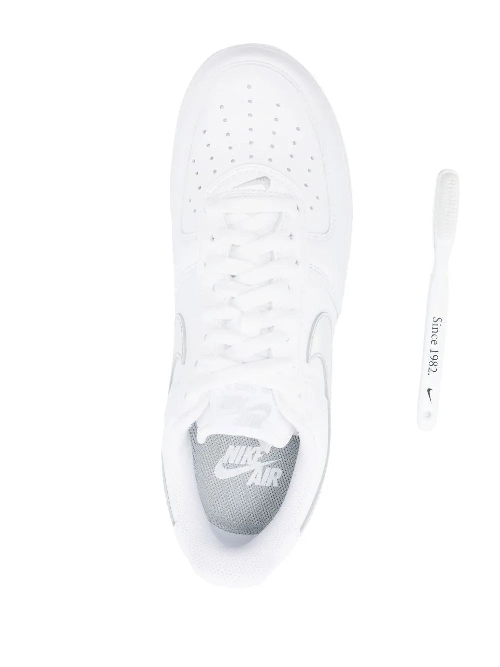 Nike Air Force 1 Low Silver Swoosh Sneakers
