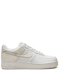 Nike Air Force 1 White Pony Hair Heel Sneakers