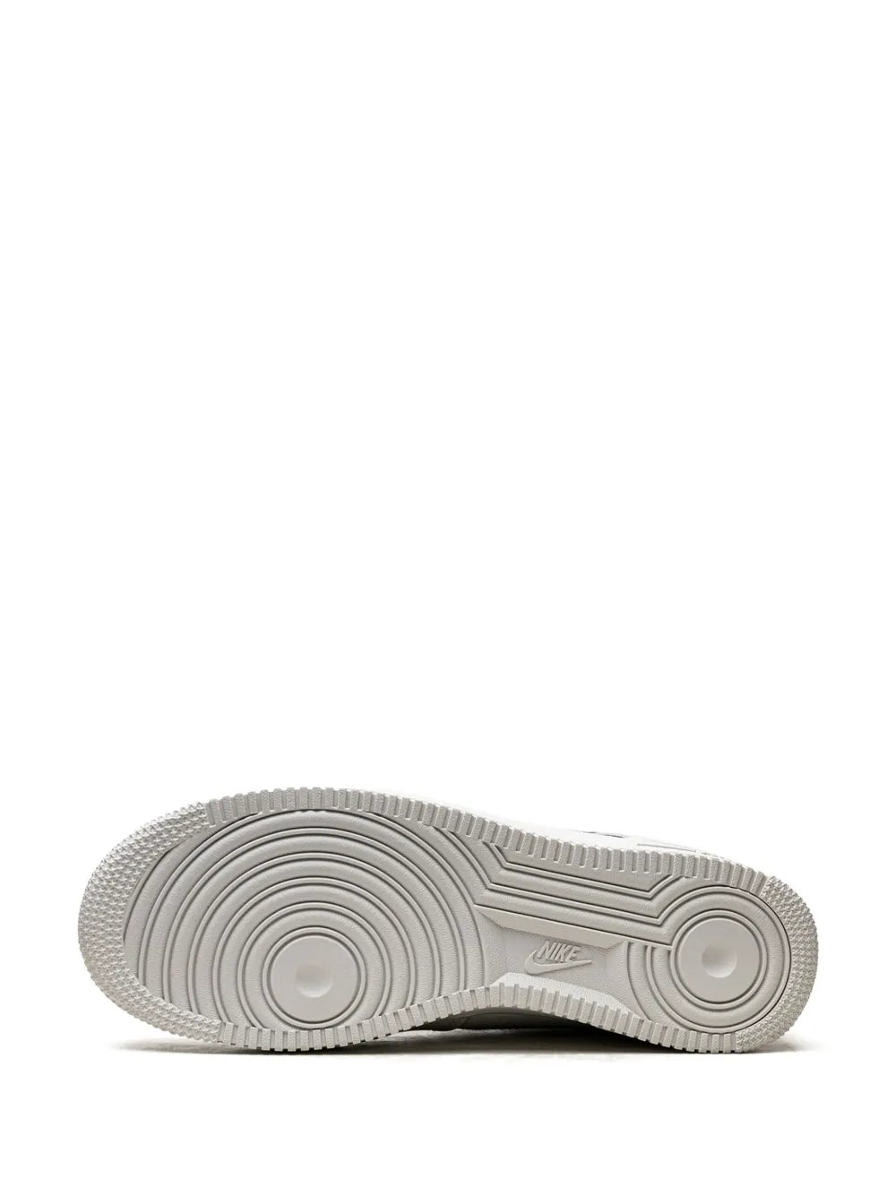 Nike Air Force 1 White Pony Hair Heel Sneakers