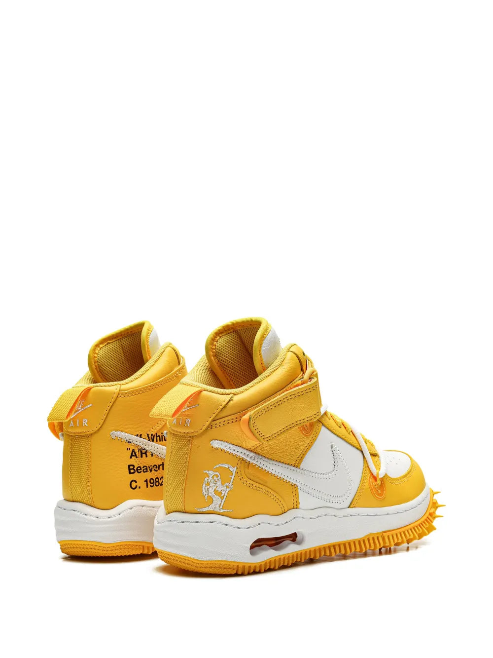 Nike Air Force 1 Mid Off-White - Varsity Maize Sneakers