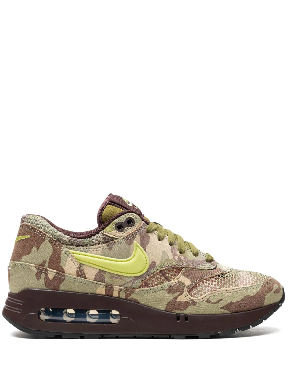 Nike Air Max 1 Camo - 200 Earth/Oil Green/Black/Light Lemon Twist Sneakers