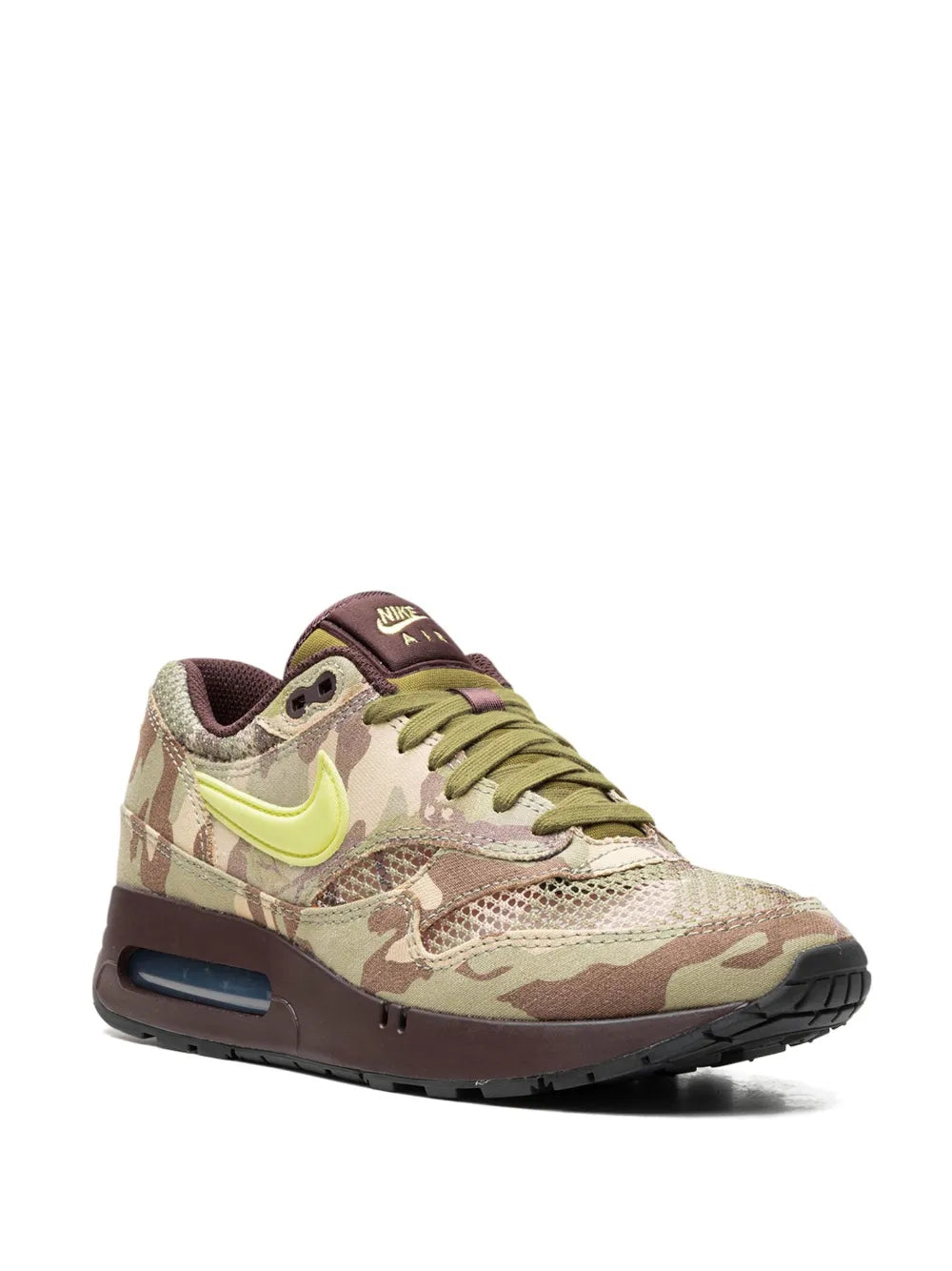 Nike Air Max 1 Camo - 200 Earth/Oil Green/Black/Light Lemon Twist Sneakers