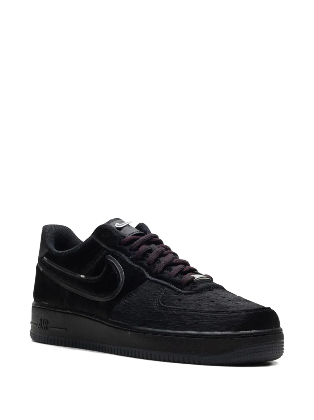 Nike Air Force 1 Low Vuu Panthers Black/Team Maroon/Metallic Silver Sneakers