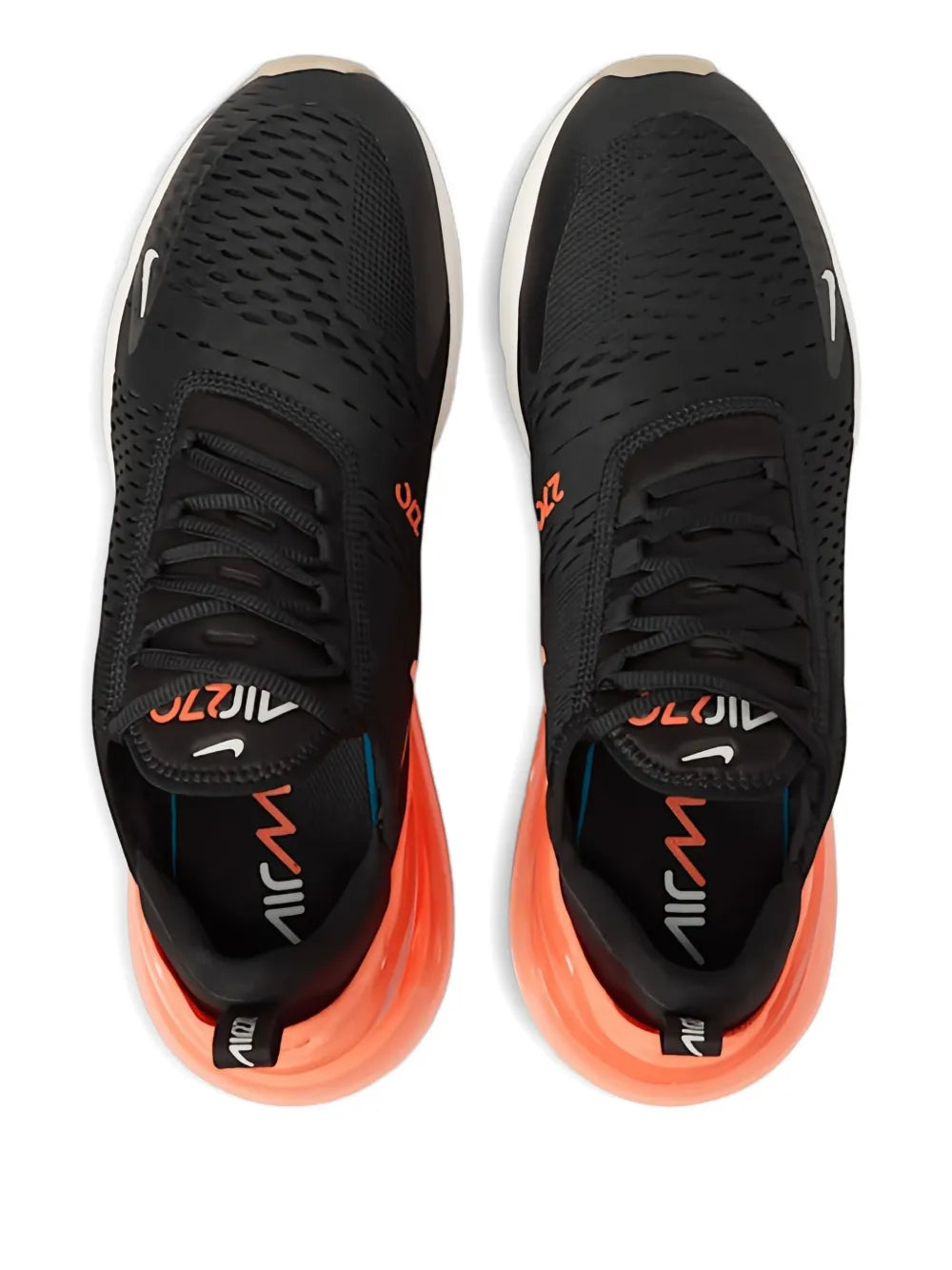 Nike Air Max 270 Black/Total Orange-Bright Crimson Sneakers