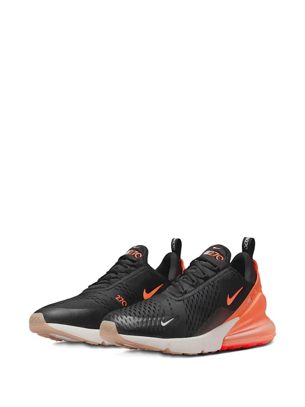 Nike Air Max 270 Black/Total Orange-Bright Crimson Sneakers