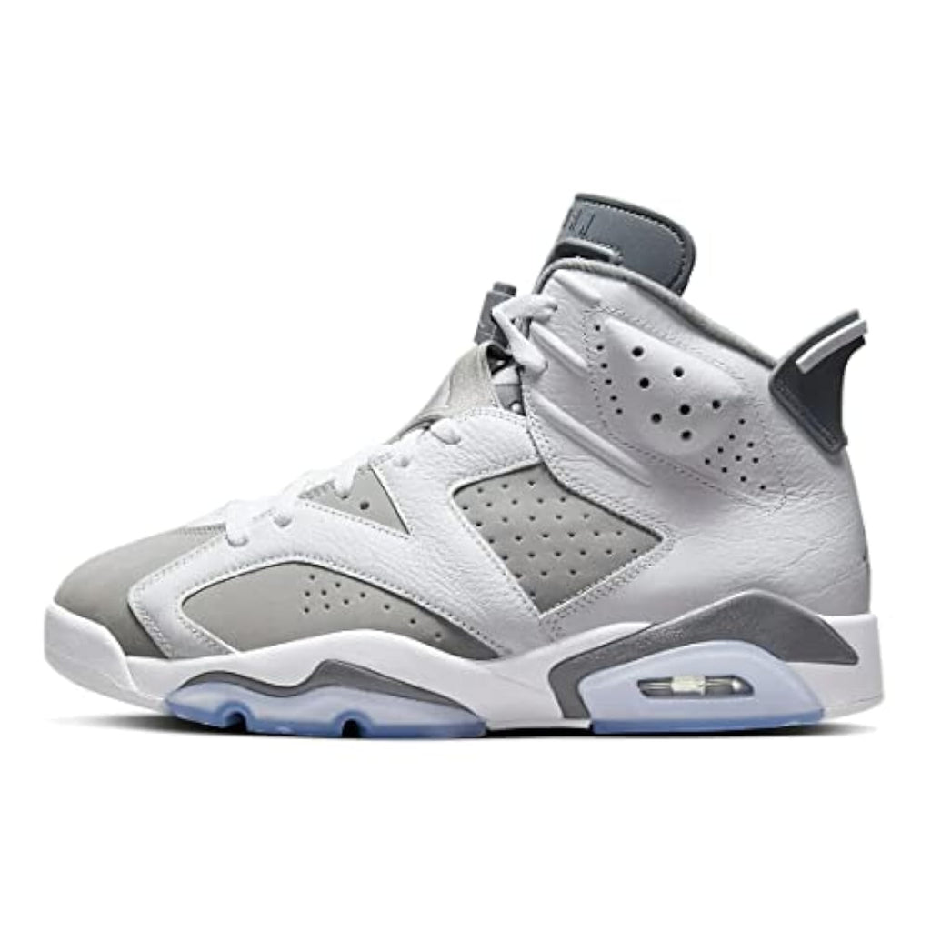 styleora Jordan Men's Air 6 Chrome White Medium Grey-cool Grey styleora