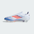 styleora F50 Elite Laceless Soft Ground Soccer Cleats Cloud White Solar Red Lucid Blue styleora
