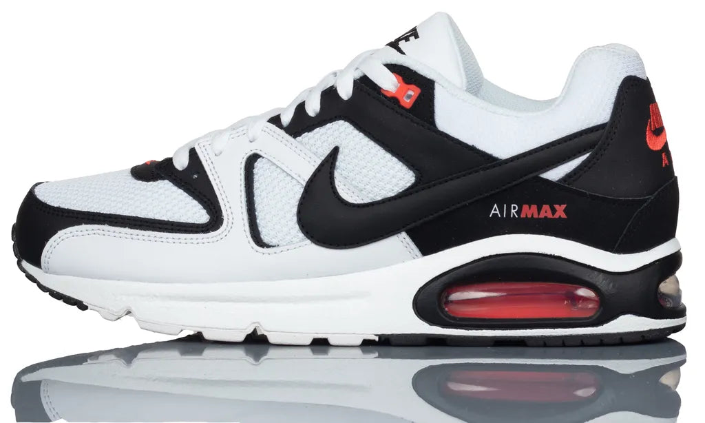 styleora Air Max Command Women's Shoes White Black Max Orange Upper styleora