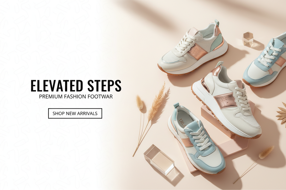 Elegant Sneakers Banner