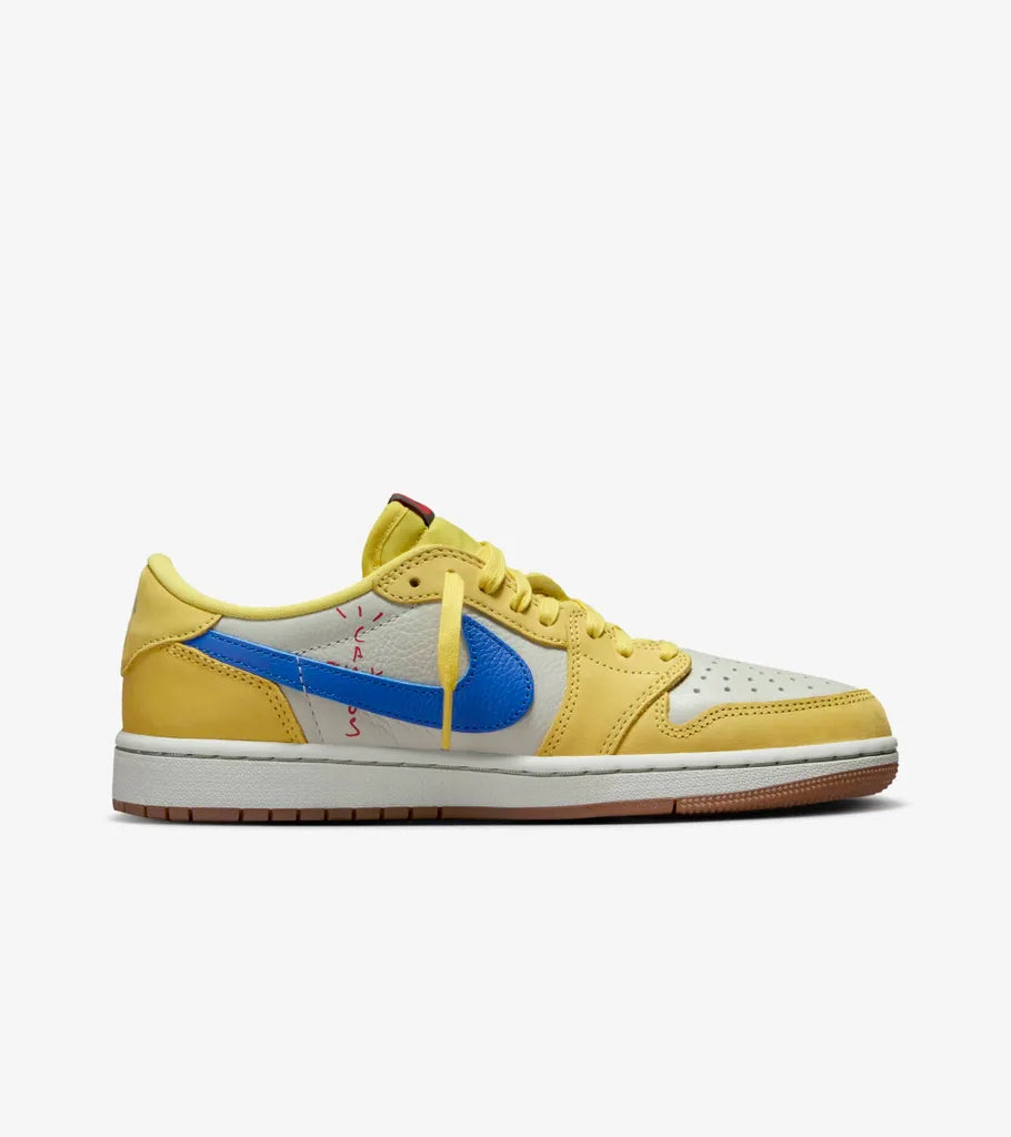 styleora Air Jordan 1 Golf x Travis Scott Yellow Blue White styleora