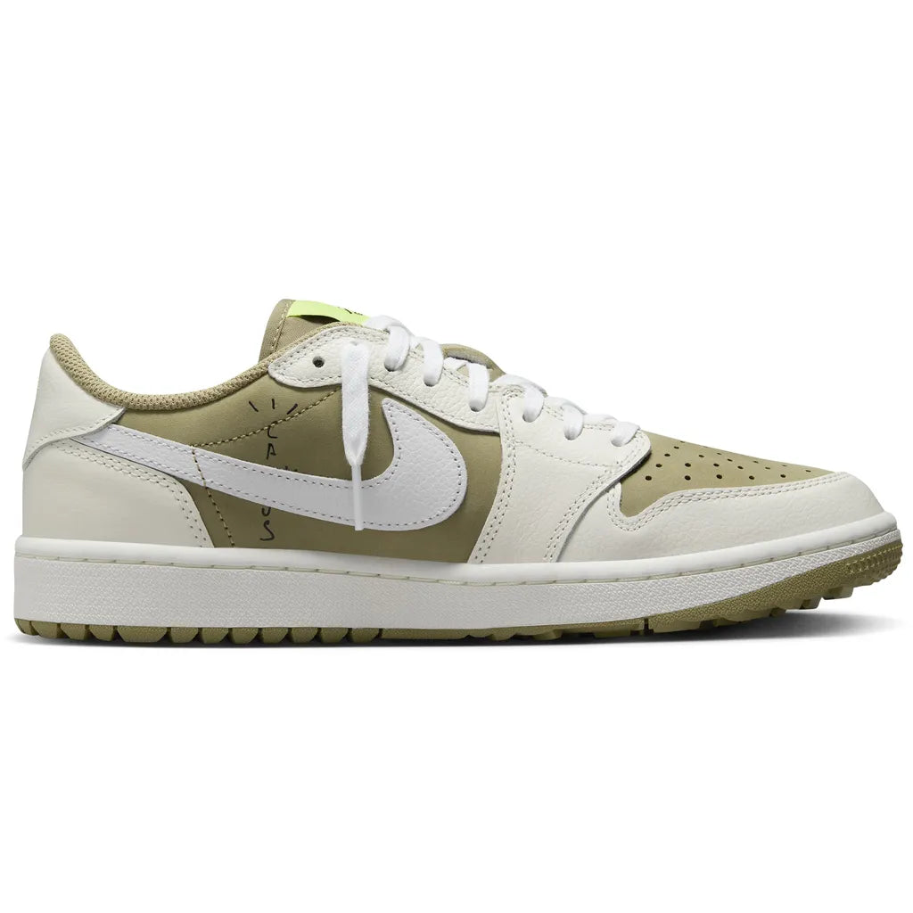 styleora Air Jordan 1 Golf x Travis Scott Apple Green White styleora